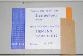 Ersatzteilesatz, Brücke, Siemens 
