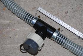 Schlauch, Wasserschlauch, Wasserverteiler 