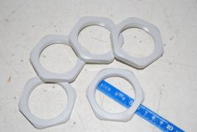 Sechskantmutter, SW 60 mm, Kunststoff, VPE 5 Stück 