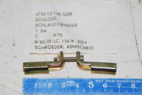 Schloss für Schlauchbinder 