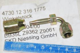 Winkelstück, Rohrleitung 