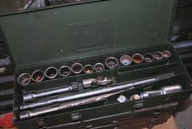Ratschenkasten, Steckschlüsselsatz 3/4" 