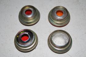 Schraubkappen, Lampengläser 