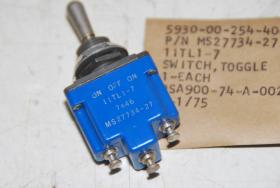 Switch, Toggle, MS27734-27 