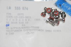 Zylinderschraube mit Innensechskant, M4, VPE 10 Stück 