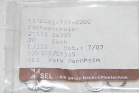 Scheibe, Fächerscheibe, M10, VPE 20 Stück 