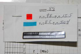 Gunn-Diode, U61-E1-X1 