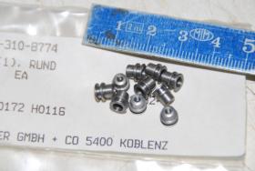 Mutter, Rundmutter, M2, VPE 10 Stück 