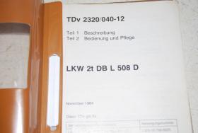TDv für Lkw 2t DB L508D 