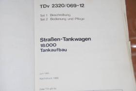 TDv für Straßen-Tankwagen 18000 L 