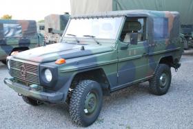 Mercedes 250GD "Wolf" mit EBS Splitterschutz 