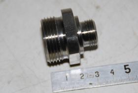 Adapter, Rohr, Verschraubung, Edelstahl 