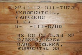 Verdeckplane für Fahrzeugaufbau 