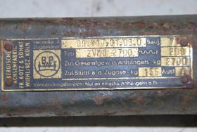 Zivile Zugöse für 1-Achsanhänger 