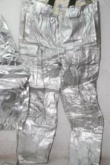 Hitzeschutzanzug Feuerwehr, metallisiert 