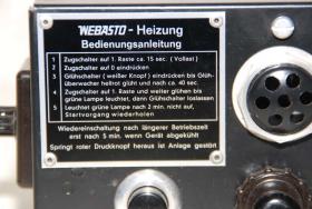 Armaturenkasten für Webasto Standheizung 