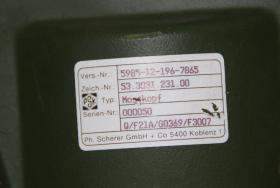 Halter Antenne, Mastkopf 