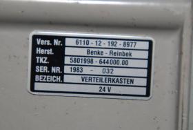 Verteilerkasten, Anschlußkasten, 24V 