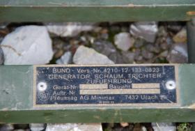 Schaumgenerator, Trichter, Zuführung 