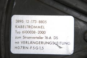 Kabeltrommel mit 25m Kraftstrom Verlängerung 