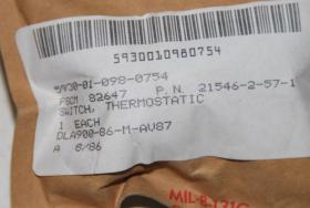 Switch, Thermostatic, 21546-2-57-1 