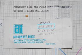 Gunn-Diode, U61-E1-X1 