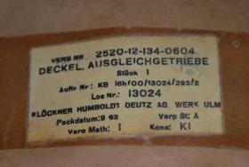Deckel für Ausgleichsgetriebe 