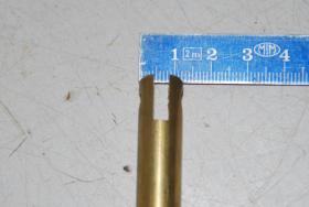 Zylinderstift, Messing, D = 12 mm 