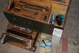 Werkstattausstattung Kfz u. Waffen Inst. 