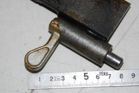 Stabiler Beschlag mit 2x Scharnier + Verschluss 