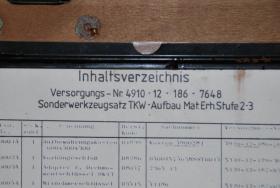 Sonderwerkzeugsatz TKW Aufbau 
