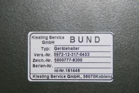 Gerätehalter, Befestigungsplatte 