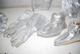 Hitzeschutzanzug Feuerwehr, metallisiert 