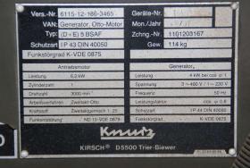 Stromaggregat, 5kVA, 230/400V, WS/DS 