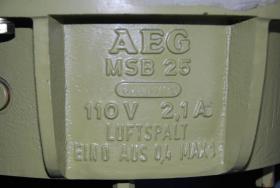 Magnet Bremse AEG Schiffbau Typ MSB 25 