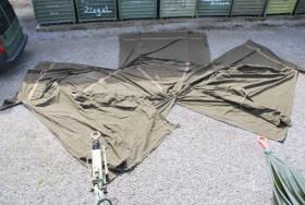 Zelt Teil, Zeltabschnitt, frühe Bundeswehr 