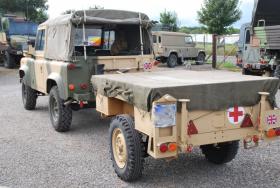 Land Rover 90 LHD Diesel Softtop + Anhänger 