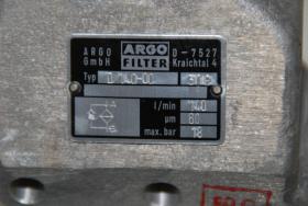 ARGO Filter Typ D 140-00 