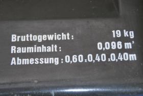 GFK - Kiste, Transportbehälter 