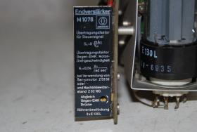 Verstärker, Endverstärker M1078 