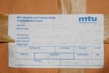 Gehäuse, Luftansaugung, MTU 