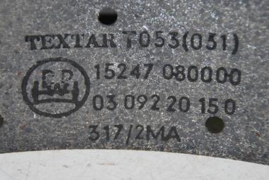 Bremsbelag für Trommelbremse VPE 4 Stück 