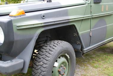 Mercedes 250GD "Wolf" mit EBS Splitterschutz 