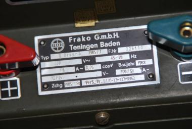 Batterieladegerät Frako Typ E 12-24 