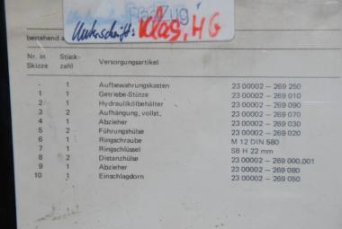 Werkzeugausstattung Panzerkraftwagen 