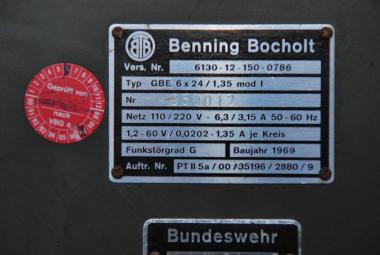 Batterie Ladegerät Benning Typ GBE 6x24 / 1,35 