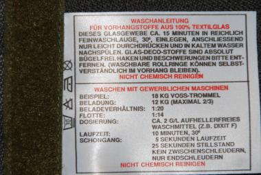 Verdunkelungsvorhang aus 100% Textilglas 