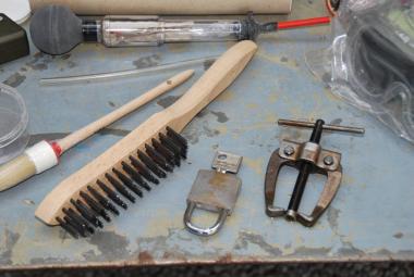 Service-Ausstattung für Blei-Batterien 