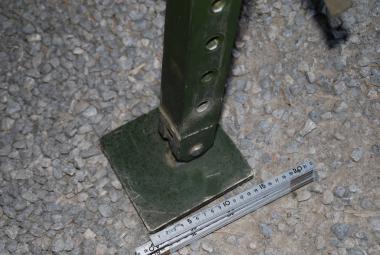 Satz (4 Stück) Stützen für Kabinen 