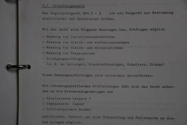 Prüfgerät Generator u. Spannungsregler 
